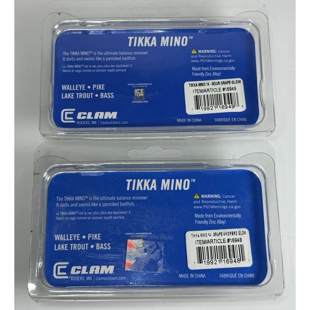 Clam new lures